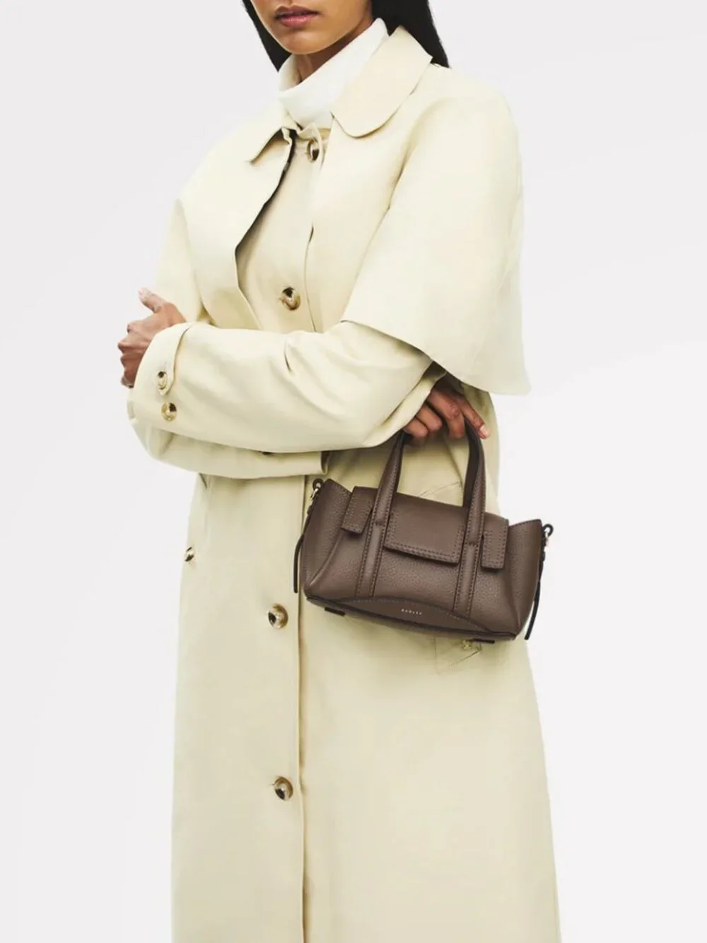 Radley London The Chancery Small Flapover Satchel Crossbody Bag